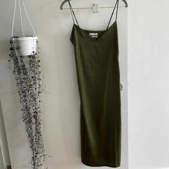 Urban Outfitters | Dresses | Urban Outfitters Midlength Satin Slip Dress |  Poshmark
